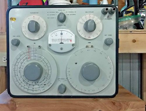 vintage test equipment General Radio 1650-B Impedance Bridge