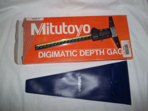 Mitutoyo electronic digital depth gage, 0 to 6 in for sale
