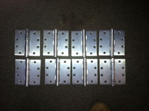 8 Hager Door Hinges Ball Bearing Stainless Steel 4 1/2&#034; Commercial Industrial