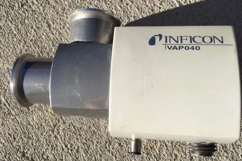 Inficon PNEUMATICALLY Actuated Valve VAP040-A *Free Fast Shipping* A1