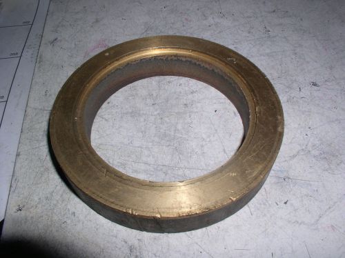 1 pc. 5 1/4&#034; x 3 3/4&#034; x 13/16&#034;+long  round 836 cored brass bushing stock for sale