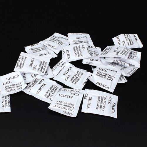 100 packs 1g non-toxic silica gel desiccant moisture absorber dehumidifier yh for sale