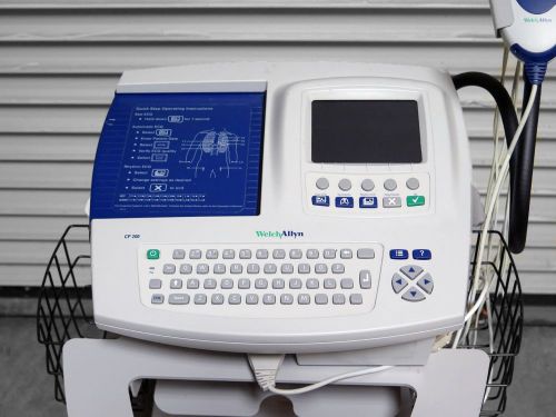 Reconditioned Welch Allyn CP 200 EKG System with Interpretation and Cart