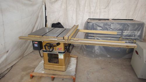 Powermatic 66 10&#034; table saw 5 hp 220 volts 3 ph cabinet saw excellent shape for sale