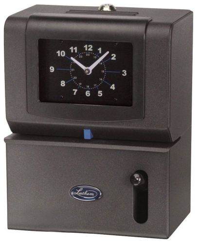 Lathem 2121 time heavy-duty time clock, mechanical, charcoal new sealed for sale