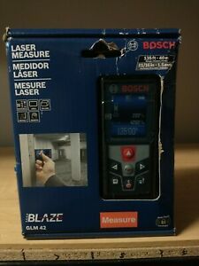 Bosch GLM 42 Blaze Laser Measure with Full Color Display 135ft/40m - *BRAND NEW*