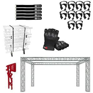 Global Truss 10&#039;x20&#039;x10&#039; Junction Block Trade Booth with Accessories