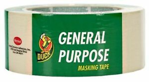 Duck General Purpose Tape, 1.88-Inch by 60-Yard, Single Roll, Beige 1 ea 4pk