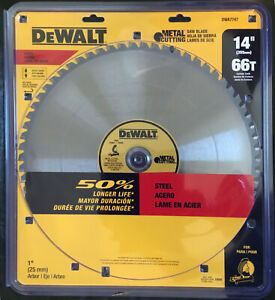 DEWALT DWA7747 14&#034; x 66 Tooth Heavy Gauge Ferrous Metal Cutting Blade