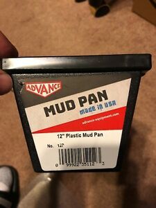 12&#034; Advance Plastic Dry Wall Mud Pan with Steel Edge               FAST SHIPPING