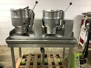 Jacketed Kettle 20qt Double with drain Groen TDB/7-20 3ph or 1ph Tested
