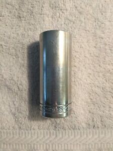 S - K   3/4&#034; SIZE, DEEP,  6 POINT,  3/8&#034; DRIVE  SOCKET, ( 40424 )  MADE IN USA