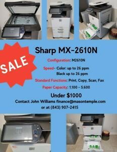 Sharp MX-2610N Multifunctional Copier/Printer