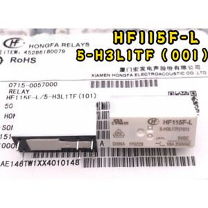 2PCS HONGFA HF115F-L 5-H3L1TF Power Relay 5VDC 6Pin 16A 250VAC