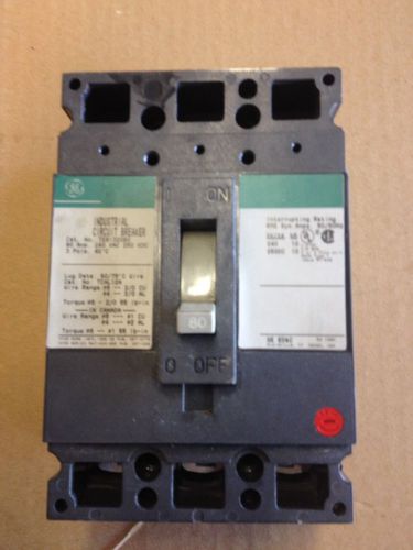 Teb132080 general electric type te gray label circuit breaker 3 pole 80 amp 240v for sale