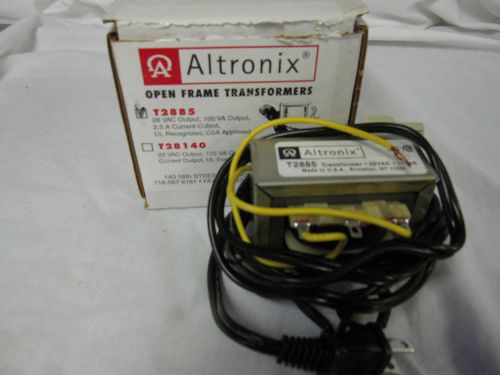 Altronix t2885 28 vac output, 100 va output, open frame transformer *new* for sale