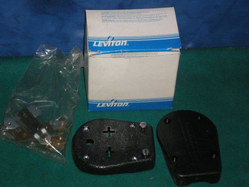 2 new in box leviton 931 30-50 amp 250v 2 pole 3 wire angle plug lot of 2 for sale