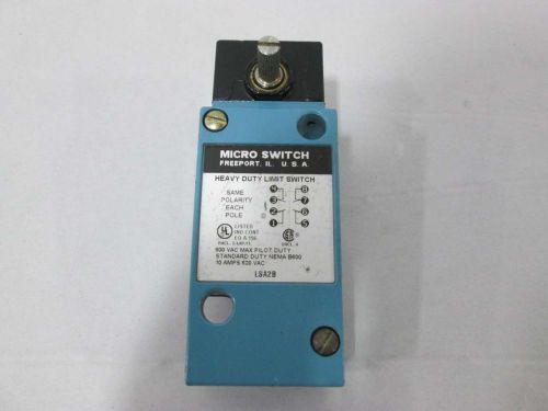 NEW HONEYWELL LSA2B MICRO SWITCH LIMIT SWITCH 600V-AC 10A AMP D368784