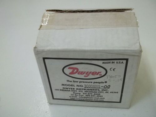 Dwyer 3000mrs-00 pholohelic pressure switch/gauge 0-.25psi *used* for sale