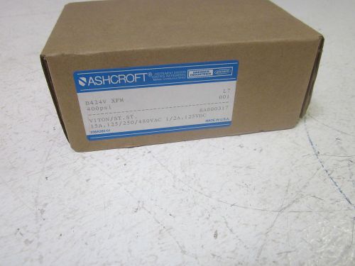 Ashcroft b424vxfm pressure switch 400psi *new in a box* for sale