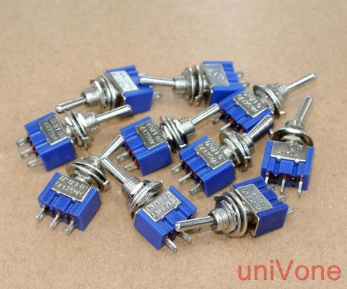 Mini toggle switch on-off-on spdt x10pcs for sale