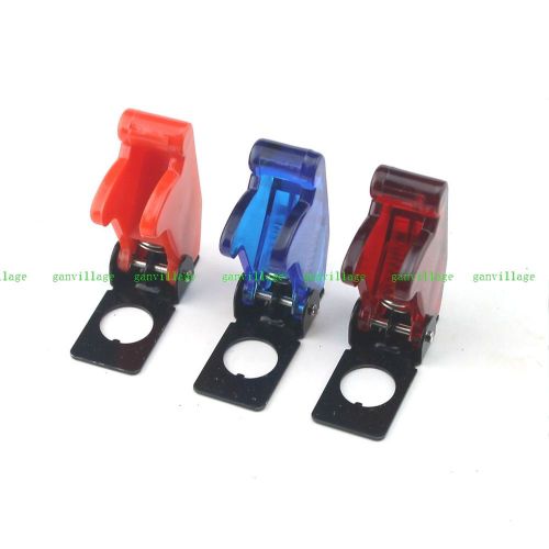 3pcs Aircraft Style Toggle Switch Cover Safety Flip Cover Cap Accessory Random