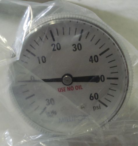 Millipore c122-30-60-psi-vw pressure gauge,model:ga0001507308 dial:30-60psi for sale