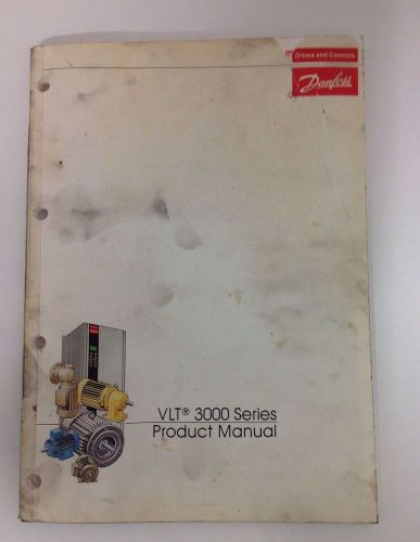 Danfoss * product manual * vlt 3000 series for sale