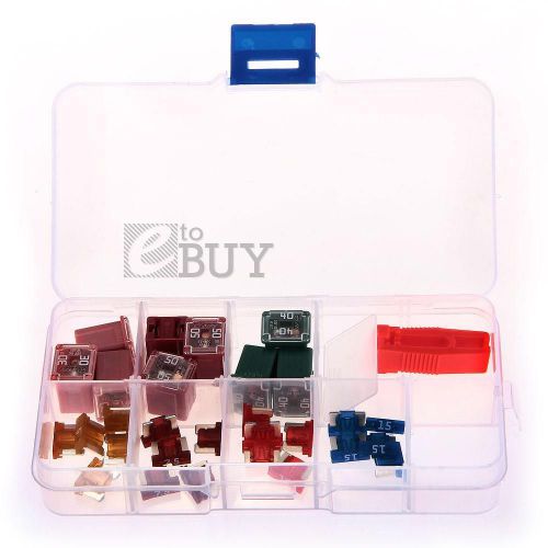 30 in 1 assorted car auto truck fuse blade replacement plastic + metal for sale