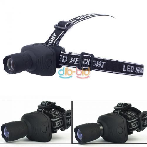 300lm t6 zoomable 3w 3 modes cree led head lamp headlight cycling hiking outdoor for sale