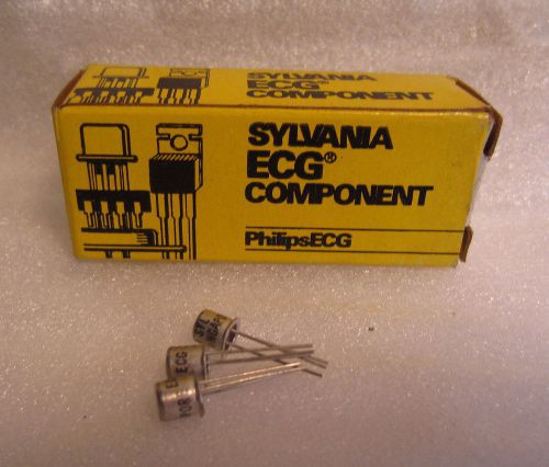 Box Of 3 Sylvania ECG Component ECG123A Transistor Diode NOS