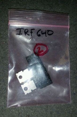 2x IRF 640 transistors