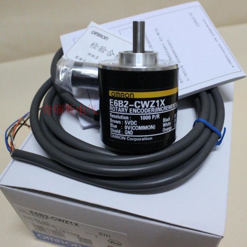 Omron rotary encoder e6b2-cwz1x e6b2cwz1x 1000p/r new in box free ship #j301 lx for sale