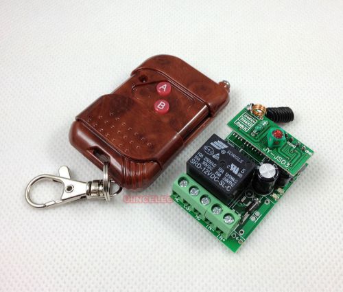 Wireless remote control 1 channel  learning code relay module.1set for sale