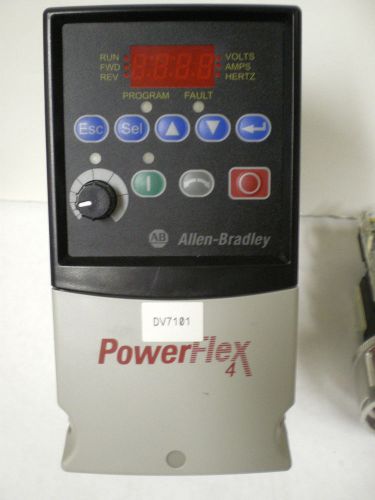 ALLEN BRADLEY VFD PowerFlex  cat  22A-D1P4N104 SER A