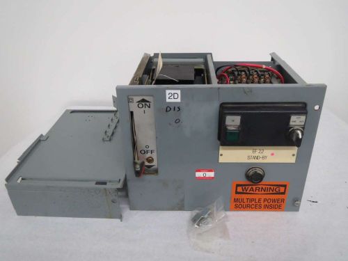 SQUARE D 8536 SDO1 STARTER SIZE2 600V 25HP DISCONNECT FUSIBLE MCC BUCKET B334207