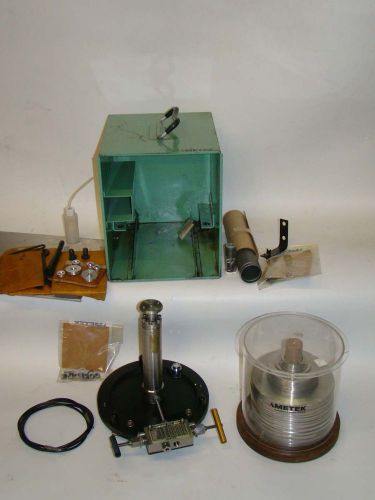 Ametek type wg wg-5q dead weight tester with accessories 10 - 500 psi for sale