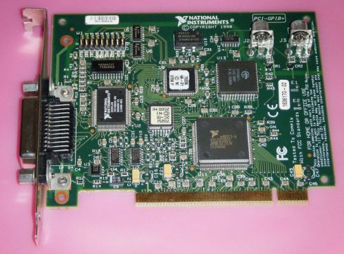 *tested* national instruments ni pci-gpib+ gpib analyzer &amp; controller 183617g-02 for sale