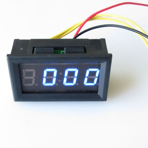 Blue led dc4.5-30 led hour meter panel digital clock timer timepiece chronometer for sale