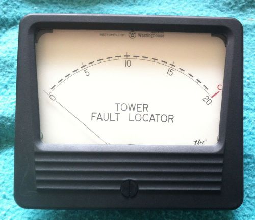 Vtg Bakelite Electronics Tower Fault Locator Tectonic Instrument Gauge Rat Rod