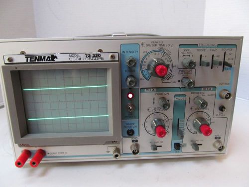 Tenma Model 72-320 Oscilloscope Works and looks nice!