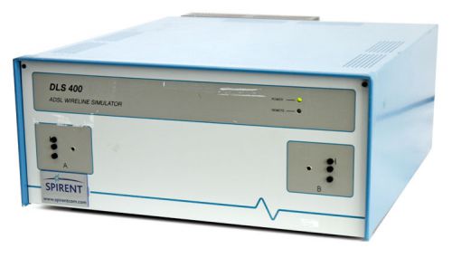 Spirent DLS 400 2-Port DSL ADSL Wireline Test Simulator Unit GPIB DLS-400E Exp