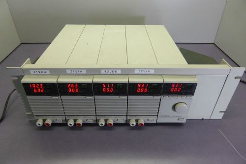 Kenwood texio (4) psr36-10 dc power supplies and (1) psr-600 controller tested for sale