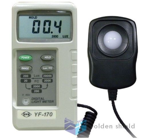 Tenmars YF-170 Light Meter 0.1 to 20000 LUX  Lux &amp; foot candle (FC) switch