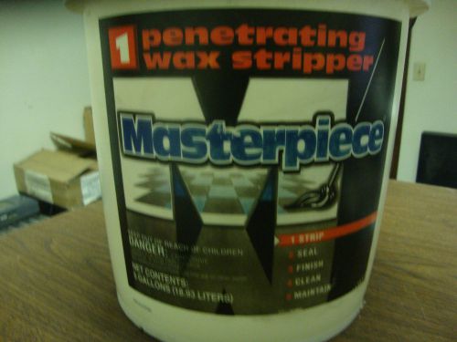 NEW - MASTERPIECE Penetrating Wax Stripper 5 Gallon Bucket