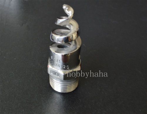 New 1 pcs 3/4&#034; BSPT Stainless Steel Spiral Spray Nozzle