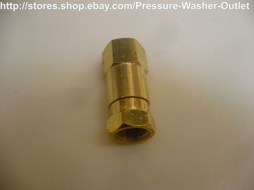 High pressure washer brass swivel  3000 psi 3/8 fpt x 3/8 fpt j.e. adams for sale