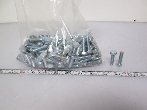 Lot of 179 new zinc plated bolts 8mm x 1.25 thread 30mm length for sale
