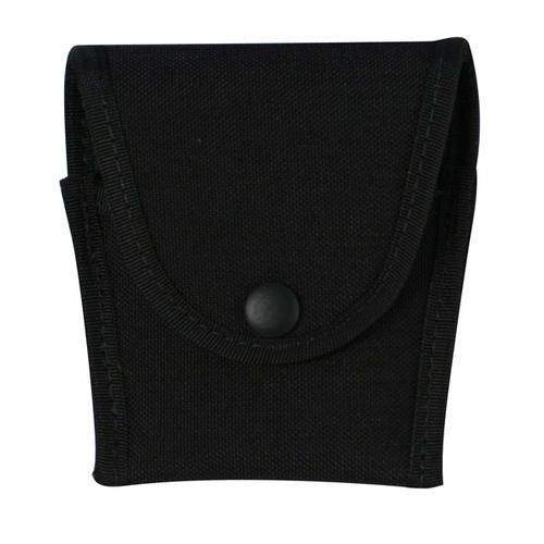 Blackhawk 44a151bk flat black covered compact handcuff pouch/case for sale