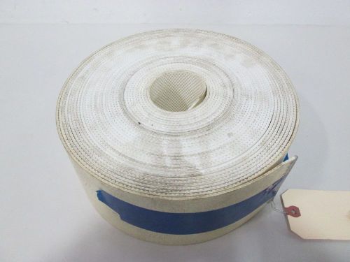 New 50ft white 1/8in thick conveyor 600x4 in belt d331403 for sale